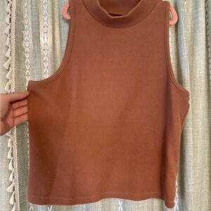 a new day Brown Sleeveless Tank Top